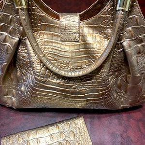 Gold Brahmin Elisa with Ady wallet